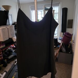 Theory Black Tank with Thin Straps